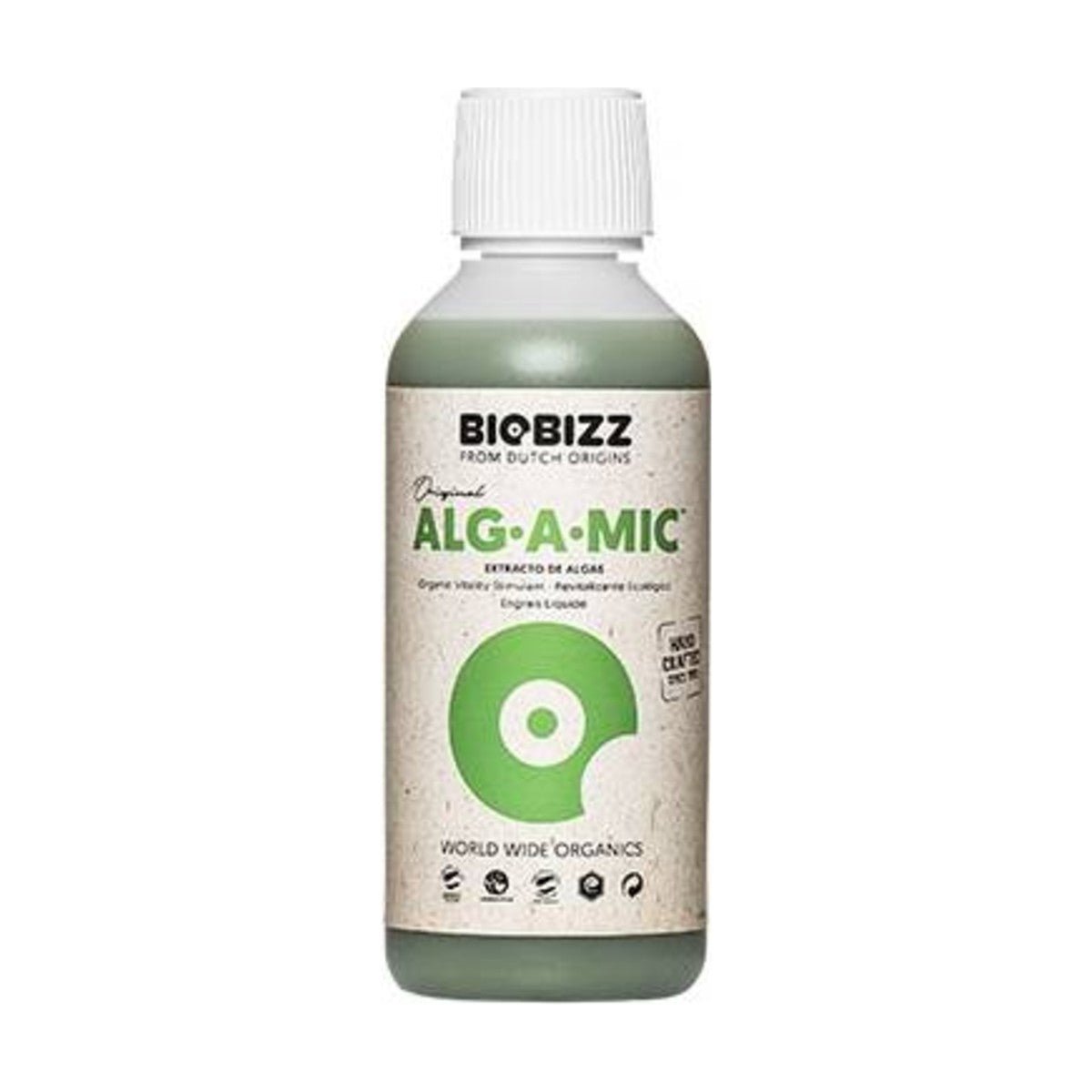 BioBizz Alg·A·Mic – Rivitalizzante organico alle alghe (500 ml / 1 L / 5 L / 10 L) - Gro.w.LaB