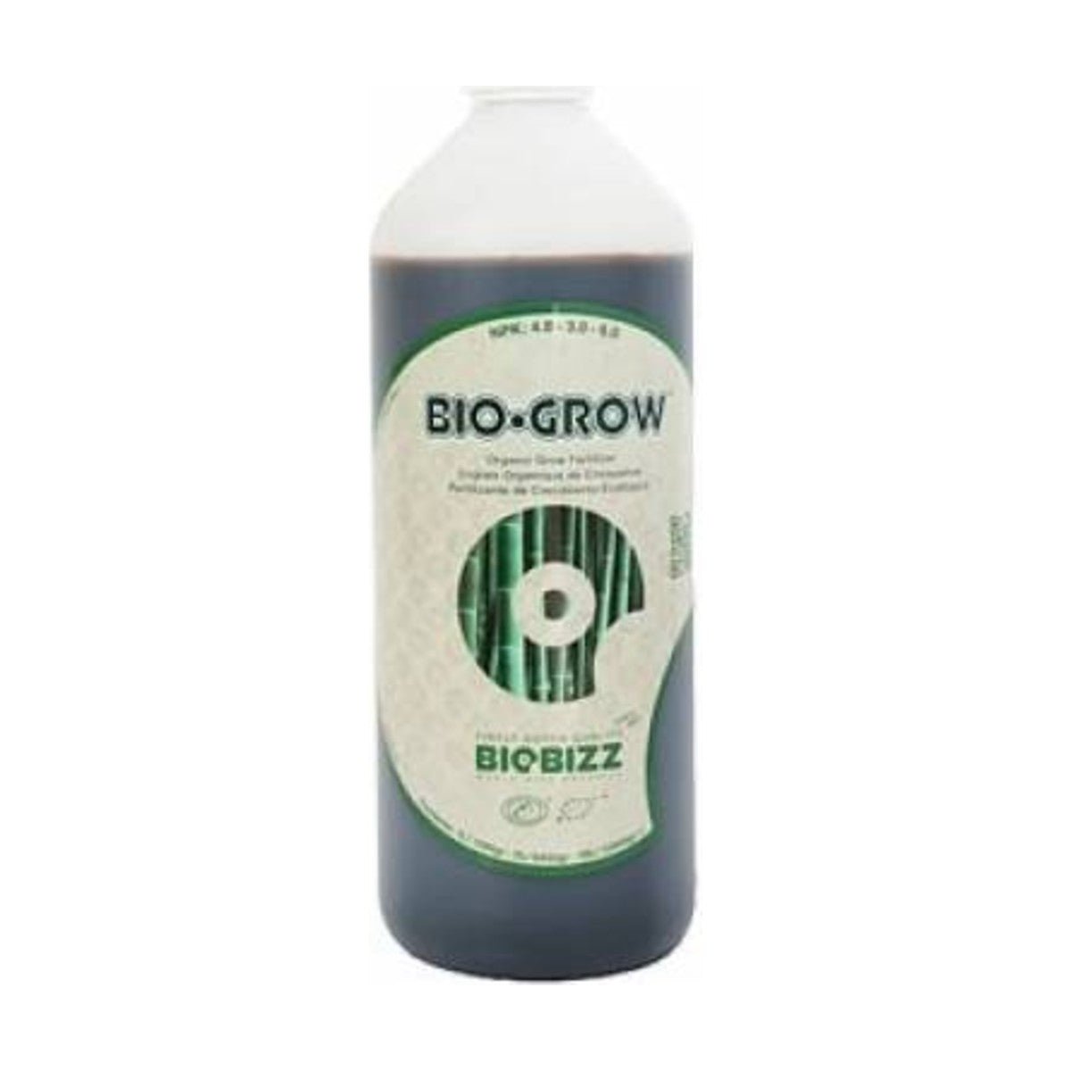 BioBizz Bio·Grow – Fertilizzante organico di crescita (500 ml / 1 L / 5 L / 10 L) - Gro.w.LaB