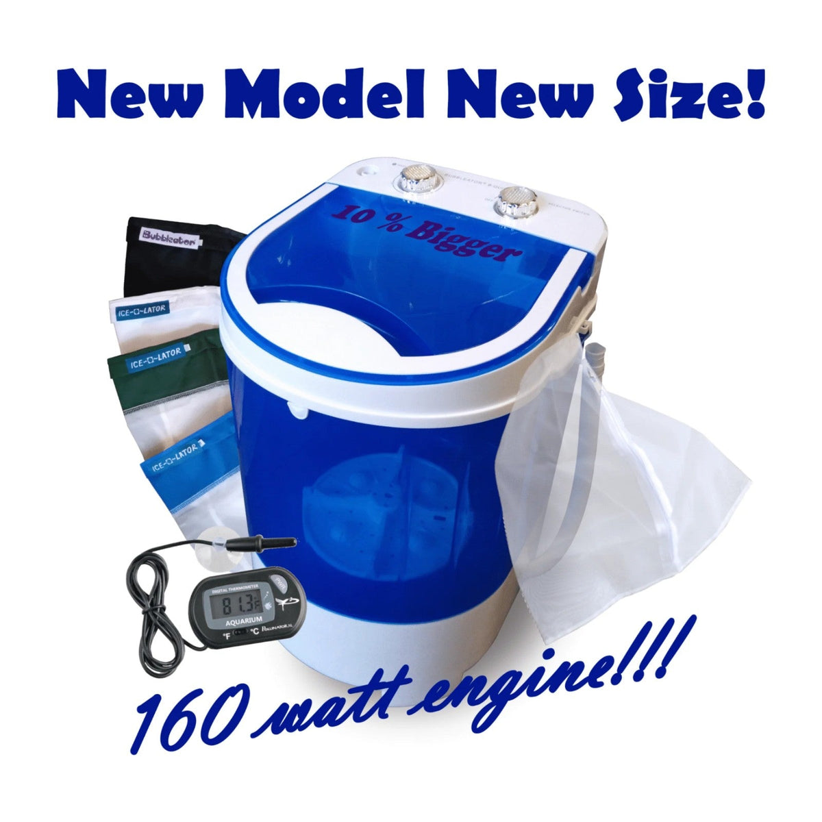 Bubbleator Ice-O-Lator – Sacchi estrattori 3.8 L (set da 7) per B-Quick - Gro.w.LaB