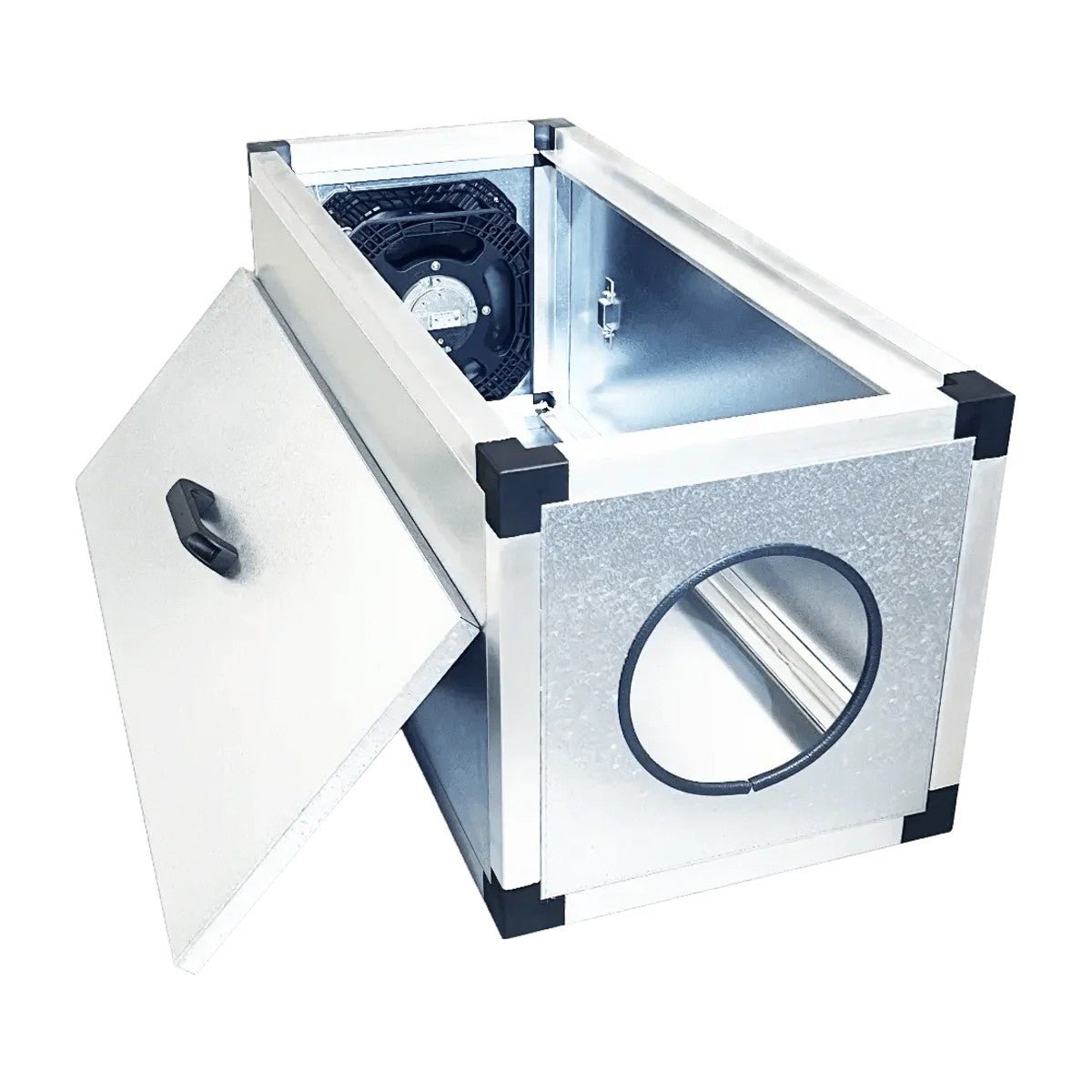 CarbonActive EC Inline Filter Unit HL 800 m³/h / 1200 Pa - Gro.w.LaB