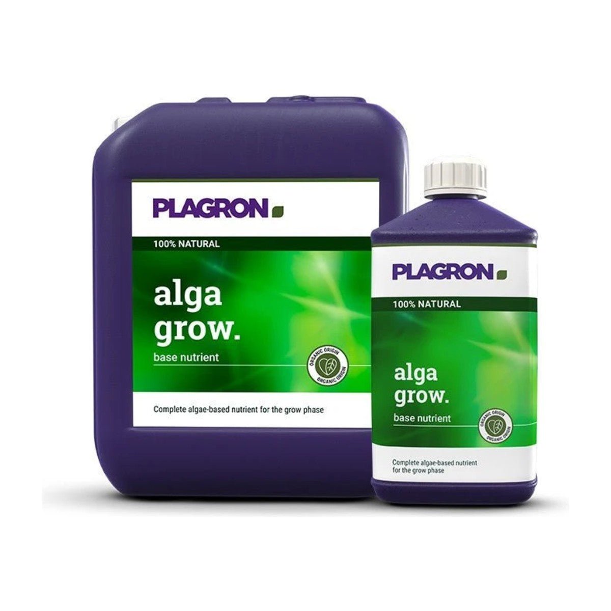 Plagron Alga Grow – Fertilizzante biologico di crescita (1 L / 5 L) - Gro.w.LaB