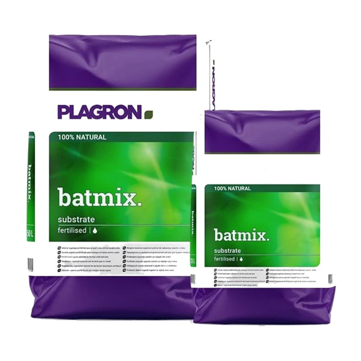Plagron Batmix – Terriccio biologico con perlite (Sacco 50 L / Pallet 60 sacchi da 50 L) - Gro.w.LaB