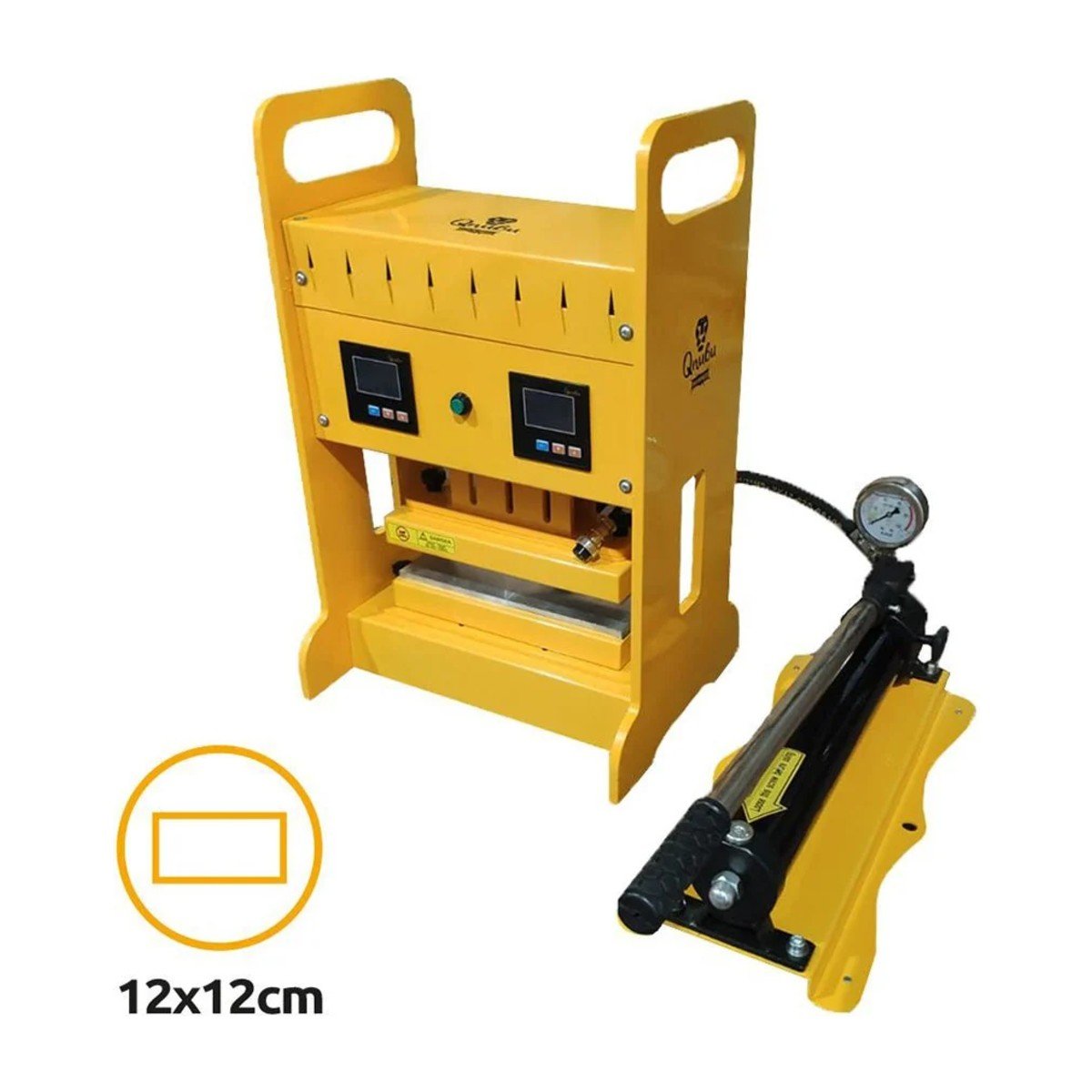 Qnubu Press Pro Lion Hydraulic – Pressa rosin 20 tonnellate (piastra 12x12 cm) - Gro.w.LaB