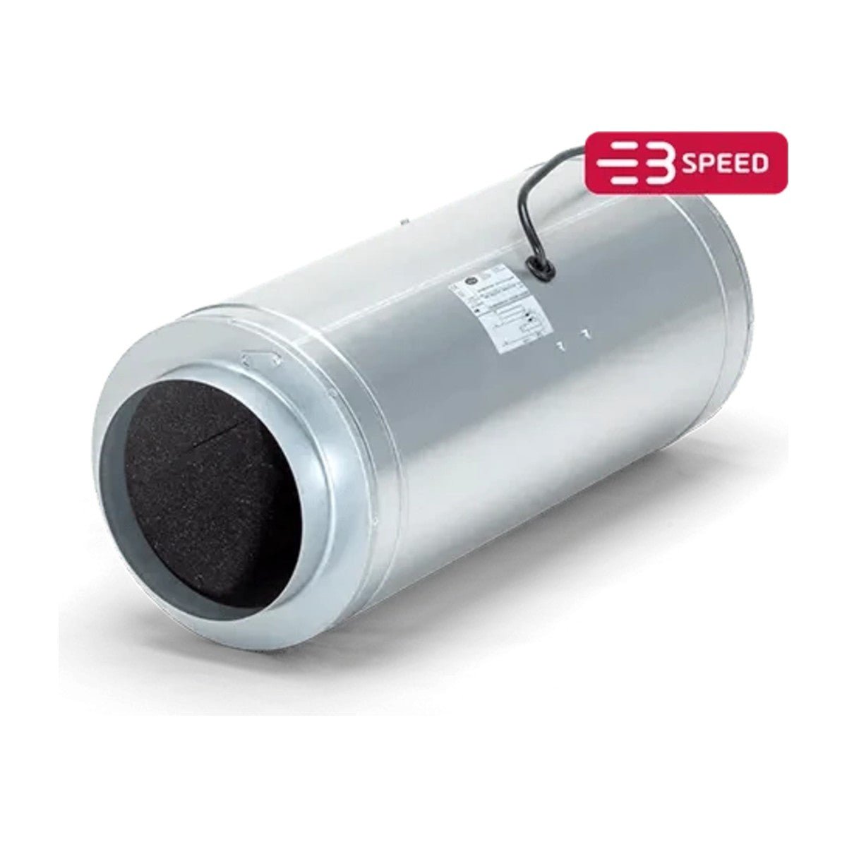 Ventilatore tubolare ISOMAX 200 mm (insonorizzato) 870 m³/h 3 velocità - Gro.w.LaB